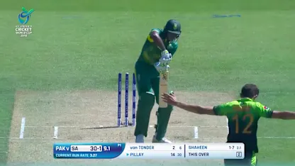 Logo of Shaheen Afridi's pace beats Pillay