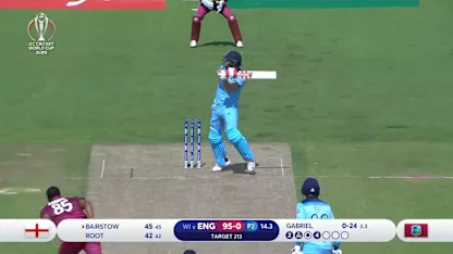CWC19: ENG v WI - Bairstow is caught at third man
