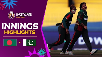 Marufa, spinners help Bangladesh to restrict Pakistan to 129 | Innings Highlights | CWC25