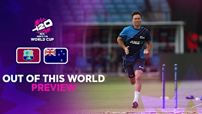 Logo of Out of this World | WI v NZ | T20WC 2024