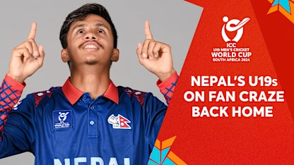 Logo of Nepal's future generation on the home crowd craze | U19 CWC 2024