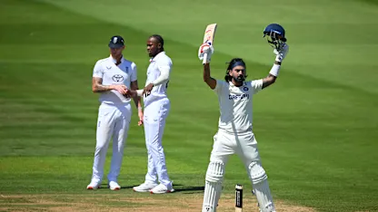 Rahul shines with landmark ton on a gripping day at Lord's