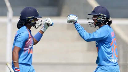 Logo of Smriti Mandhana (right) and Harmanpreet Kaur (left) will be leading the two teams in the Women's T20 Challenge Match