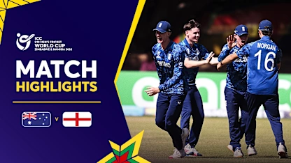 England clinch a nervy win to head into finals | Match Highlights | U19 CWC 2026