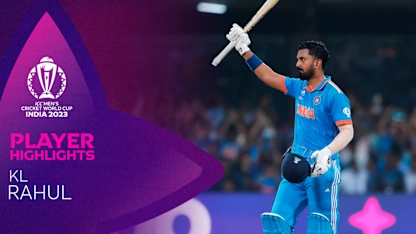 Logo of KL Rahul slams fastest World Cup ton by an Indian | CWC23