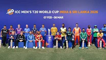 Captains' Photo - ICC Men's T20WC 2026 
