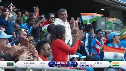CWC19: BAN v IND - Bumrah 4/55 highlights