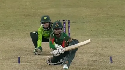 Nigar Sultana Joty's perfectly timed reverse sweep | CWC25 thumbnail