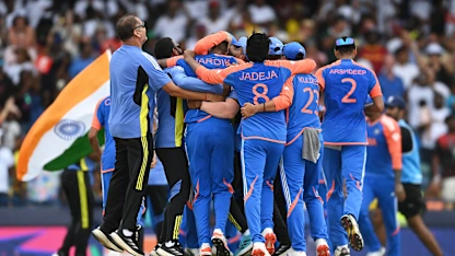 Logo of India win the T20 World Cup after 17 years | SA v IND | T20WC 2024 Final