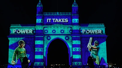 Gateway of India in Mumbai lights up to celebrate Diwali and the greatest cricket World Cup