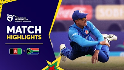 Afghanistan seal a close game against South Africa | Match Highlights | U19 CWC 2026