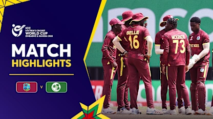 West Indies overcome feisty Ireland | Match Highlights | U19 CWC 2026