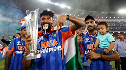 India collect their champions medal | Final | T20WC 2026