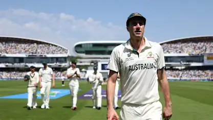 Logo of Ecstatic Cummins reflects on 300 Test wicket milestone