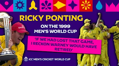 Logo of Ricky Ponting recalls the 1999 Cricket World Cup