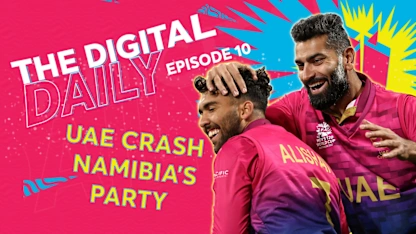 Logo of UAE crash Namibia party | Digital Daily: Episode 10 | T20WC 2022