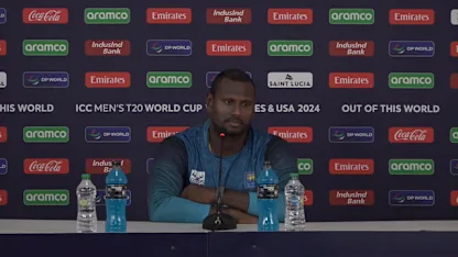 Angelo Mathews (Sri Lanka player) pre-match Press Conference - 15th June 2024