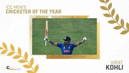 Logo of Virat Kohli - ICC Men's ODI Cricketer of the Year | ICC Awards 2023