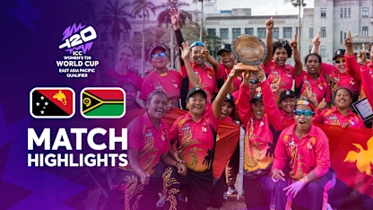PNG v Vanuatu – Final | Match Highlights | ICC Women's T20 World Cup East Asia Pacific Qualifier