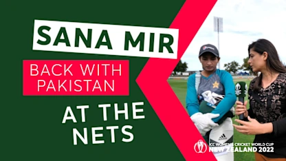 Logo of Sana Mir back with Pakistan | At the Nets | CWC22