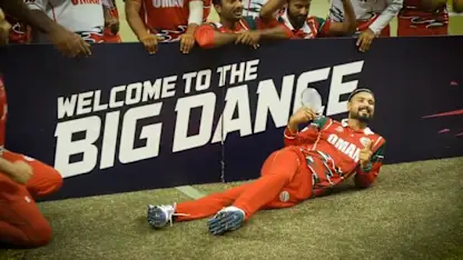 Logo of T20WCQ: HK v OMA - Oman celebrate qualifying for Australia 2020