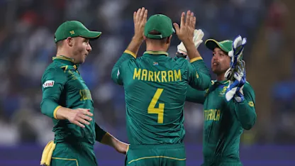 Logo of Markram snatches sharp take to send back Conway | CWC23