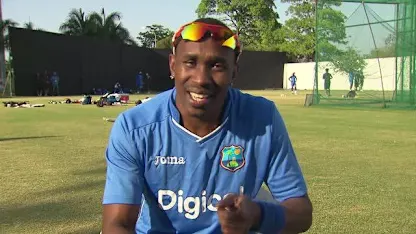 Watch Dwayne Bravo sing his song, "Champion"
