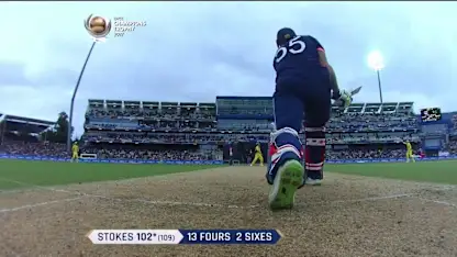 Logo of CENTURY: Ben Stokes brings up his 100