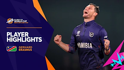 Erasmus produces a captain's spell | Player Highlights | T20WC 2026
