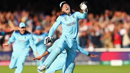 Logo of "One of the best days": England stars look back at the epic CWC19 Final | CWC23
