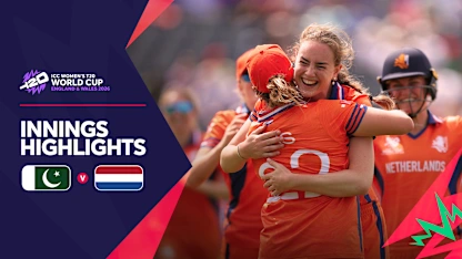 Netherlands bowlers contain Pakistan batters | Innings Highlights | Women's T20WC 2026