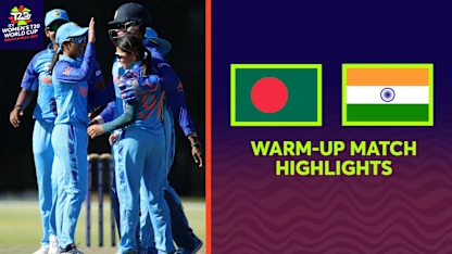 Logo of India warm-up in style with huge score against Bangladesh | Women's T20WC 2023