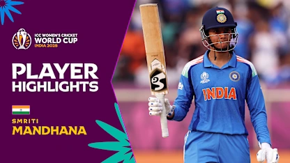 Smriti Mandhana's flamboyant knock | Player Highlights | CWC25