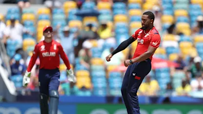 Logo of Chris Jordan takes sensational hat-trick | USA v ENG | T20WC 2024
