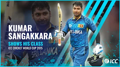 Logo of Sangakkara shows his class | Four consecutive tons at CWC 15