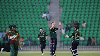 Logo of Orla Prendergast gets two early wickets | WCWCQ 2025