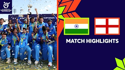 Logo of Final Highlights: India beat England to be crowned champions | U19 Women's T20WC