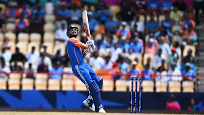 Logo of Setback for India as Virat Kohli departs for a duck | AUS v IND | T20WC 2024