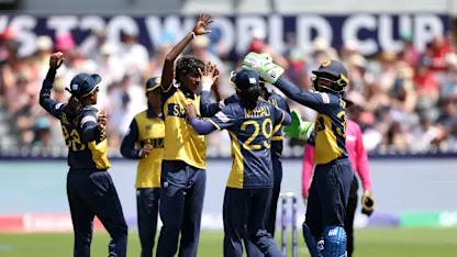 Stunning grab from Vishmi Gunaratne | Women's T20WC 2026