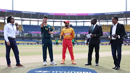 ICC 공식 페이지 Australia vs Zimbabwe 안내 이미지