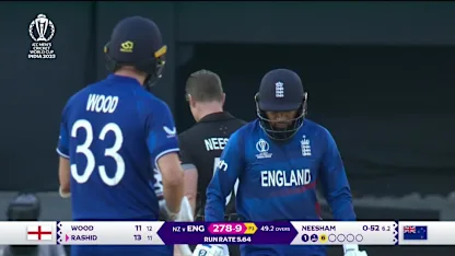 Adil Rashid - Six - England vs New Zealand