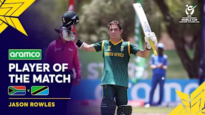 Defining performance from Rowles with bat and ball | POTM Highlights | U19 CWC 2026