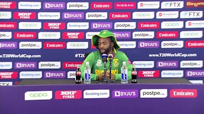 Logo of Post-match press conference: South Africa Captain Temba Bavuma