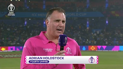 Logo of Fourth official clears air on controversial Mathews dismissal | CWC23