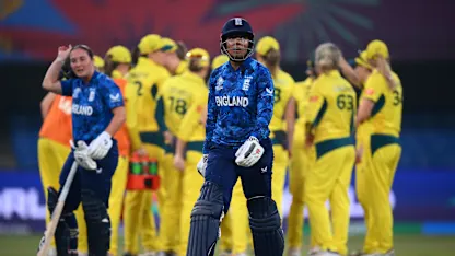 LIVE: England eight wickets down against Australia in CWC25
