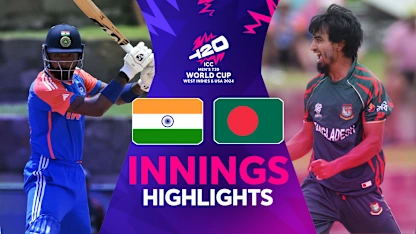 India put up a good total against Bangladesh | IND v BAN | Innings Highlights | T20WC 2024
