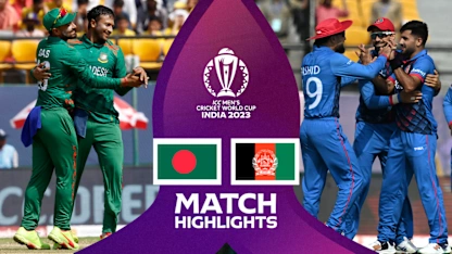 Logo of Shakib, Mehidy lead Bangladesh to victory over Afghanistan | Match Highlights | CWC23