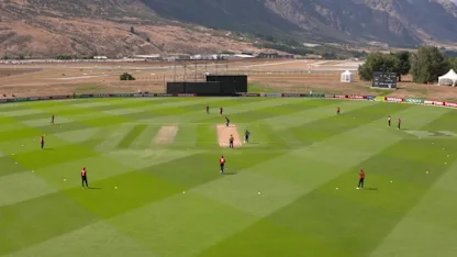 A little cricket under a big mountain