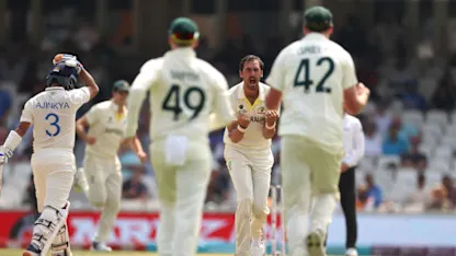 Wicket! Mitchell Starc ends Ajinkya Rahane's fight | WTC23 Final
