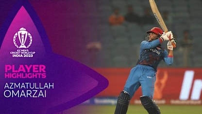 Logo of Azmatullah Omarzai guides Afghanistan to target to secure victory | CWC23